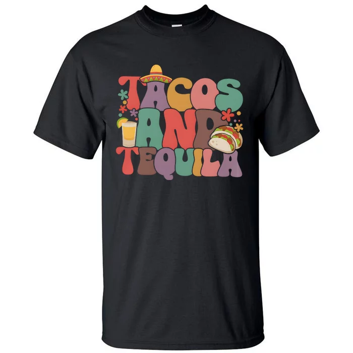 Tacos And Tequila Mexican Fiesta Tall T-Shirt