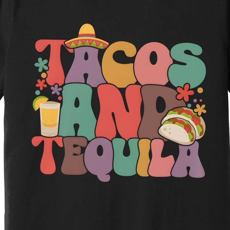 Tacos And Tequila Mexican Fiesta Premium T-Shirt