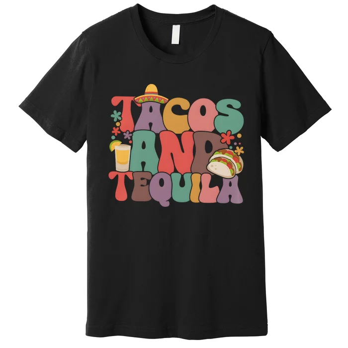 Tacos And Tequila Mexican Fiesta Premium T-Shirt