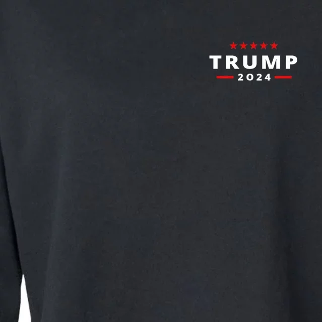 Trump Arrest This Funny Trump 2024 Front On The Back Cropped Pullover Crew