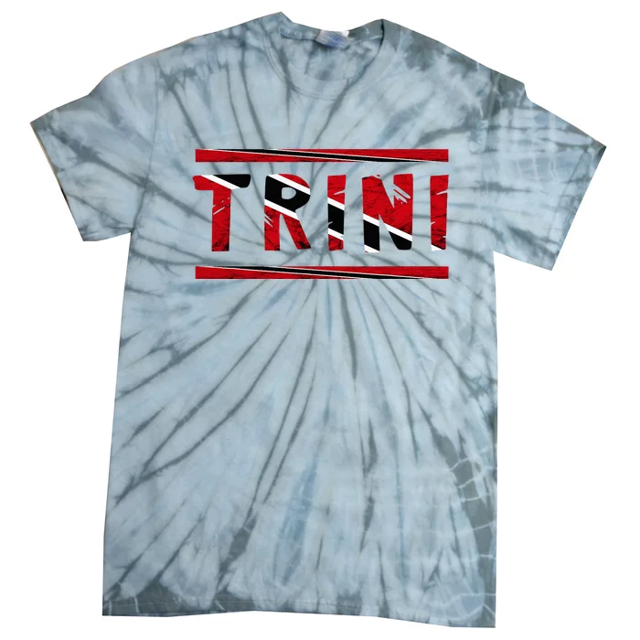 Trinidad And Tobago Trini Tobagonian Flag Pride Roots Tie-Dye T-Shirt