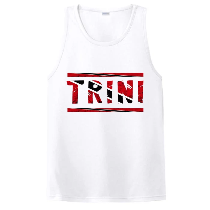 Trinidad And Tobago Trini Tobagonian Flag Pride Roots Performance Tank