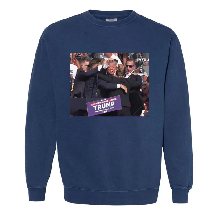 Trump Anime Garment-Dyed Sweatshirt