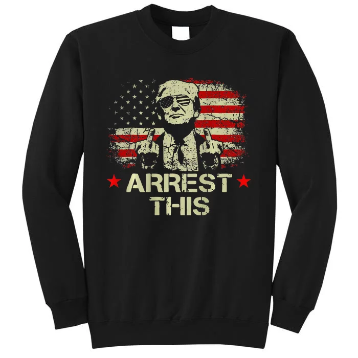 Trump Arrest This Funny Trump 2024 Front On The Back Sweatshirt