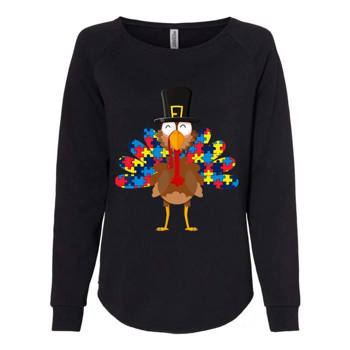 Turkeys Autism Thanksgiving Day Funny Gifts Boys Girls Womens California Wash Sweatshirt