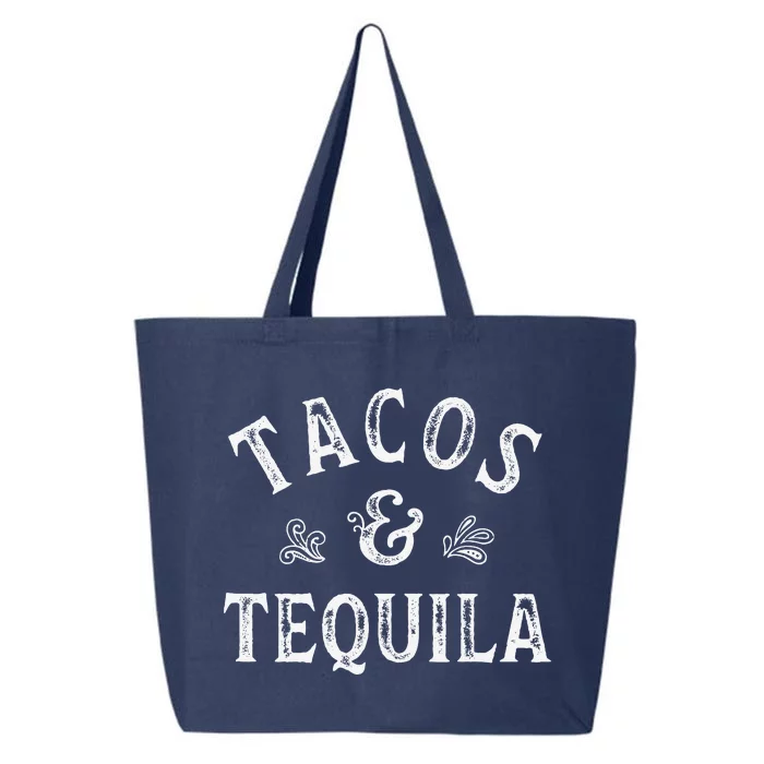 Tacos And Tequila Cinco De Mayo Mexican Drinking 25L Jumbo Tote