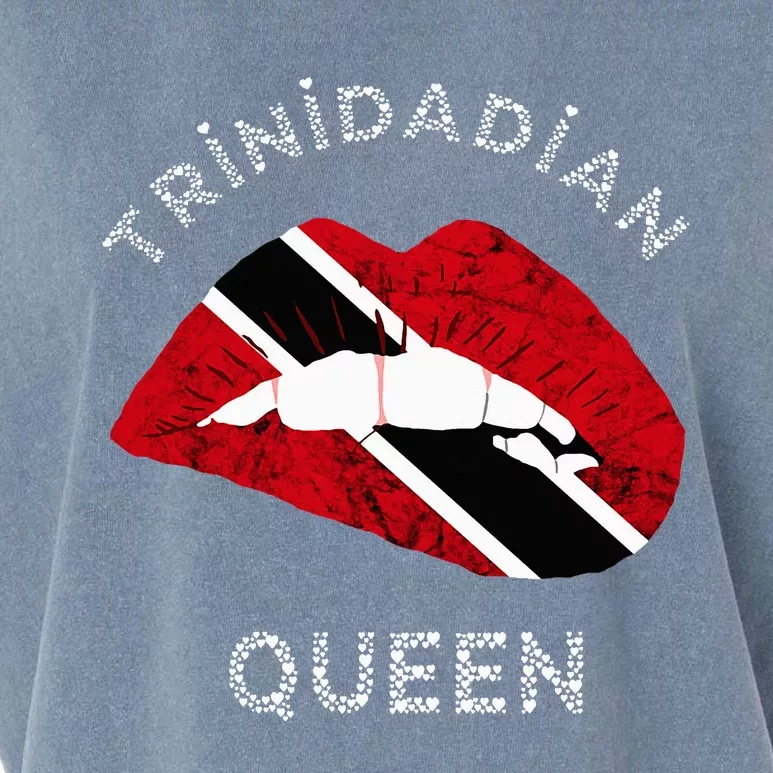 Trinidad And Tobago Trinidadian Queen Tobagonian Roots Garment-Dyed Women's Muscle Tee