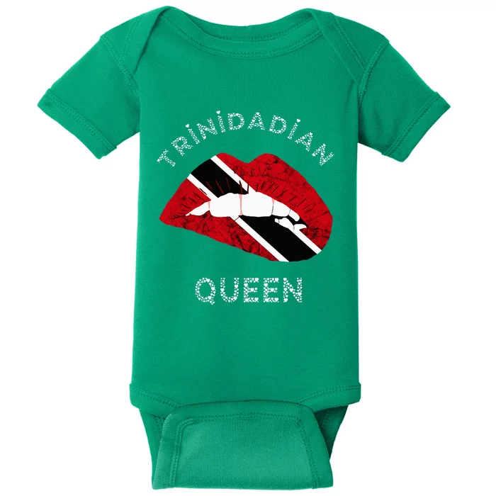 Trinidad And Tobago Trinidadian Queen Tobagonian Roots Baby Bodysuit