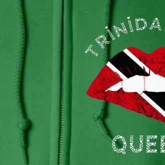 Trinidad And Tobago Trinidadian Queen Tobagonian Roots Full Zip Hoodie