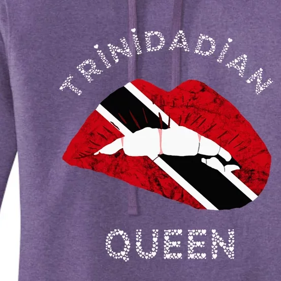 Trinidad And Tobago Trinidadian Queen Tobagonian Roots Women's Pullover Hoodie