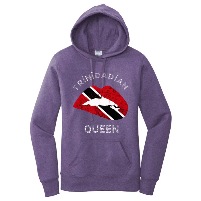 Trinidad And Tobago Trinidadian Queen Tobagonian Roots Women's Pullover Hoodie