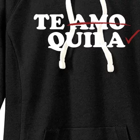 Te Amo Te Quila Funny Women's Fleece Hoodie