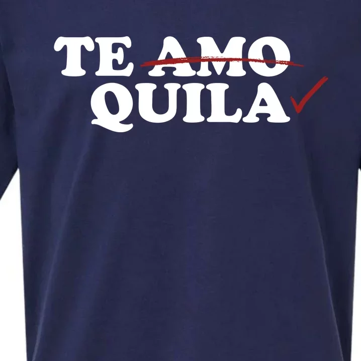 Te Amo Te Quila Funny Sueded Cloud Jersey T-Shirt