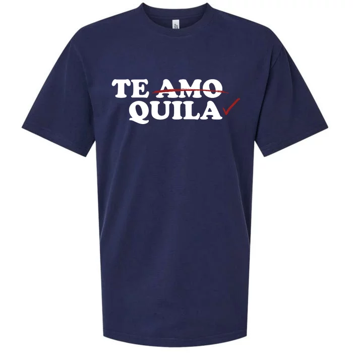 Te Amo Te Quila Funny Sueded Cloud Jersey T-Shirt