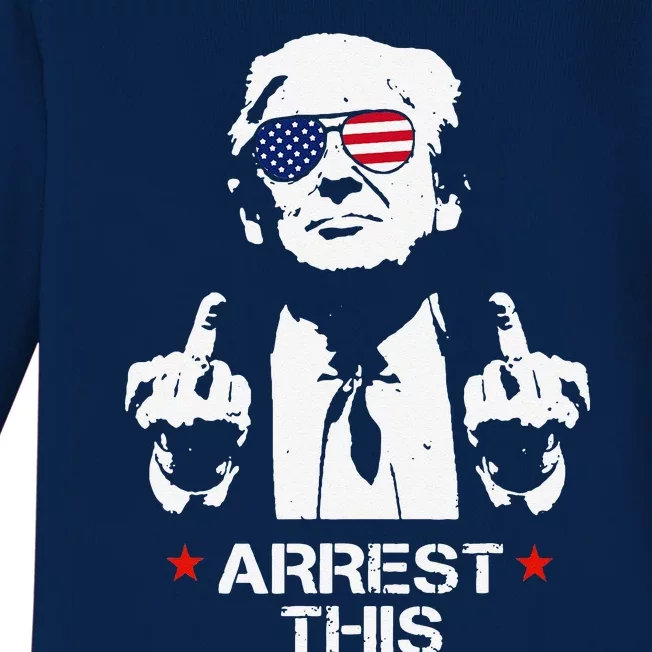 Trump Arrest This Baby Long Sleeve Bodysuit