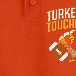 Turkey And Touchdowns American Football Thanksgiving Season Dry Zone Grid Performance Polo