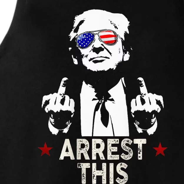 Trump Arrest This Ladies Tri-Blend Wicking Tank