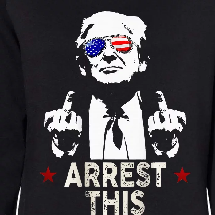 Trump Arrest This Womens California Wash Sweatshirt