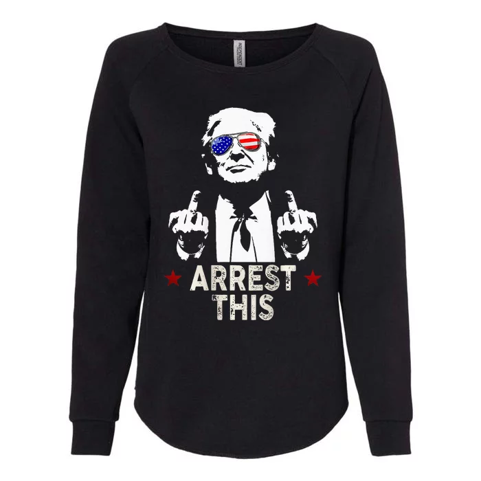 Trump Arrest This Womens California Wash Sweatshirt