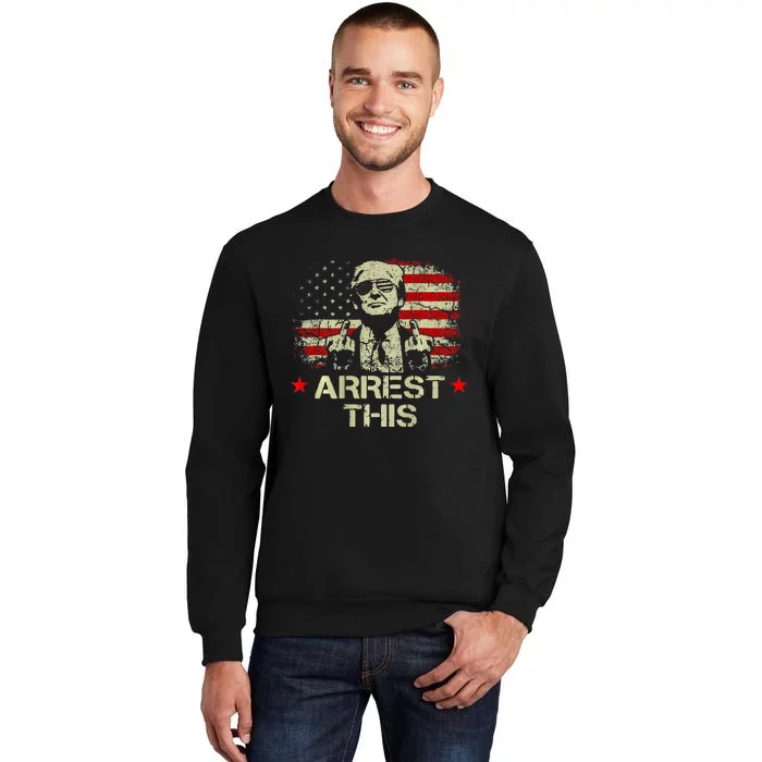 Trump Arrest This Funny Trump 2024 Front On The Back Sweatshirt