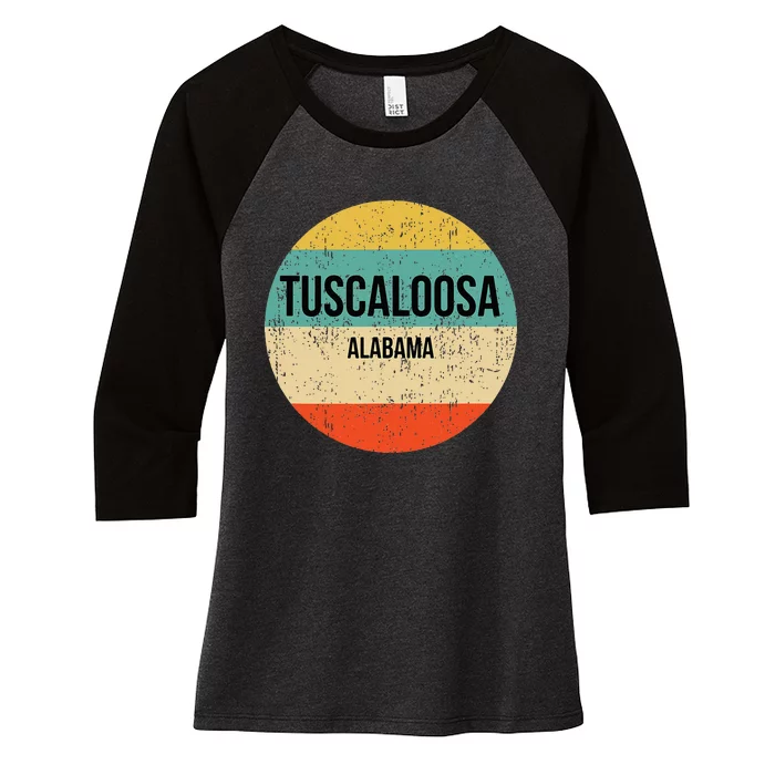 Tuscaloosa Alabama Tuscaloosa Women's Tri-Blend 3/4-Sleeve Raglan Shirt