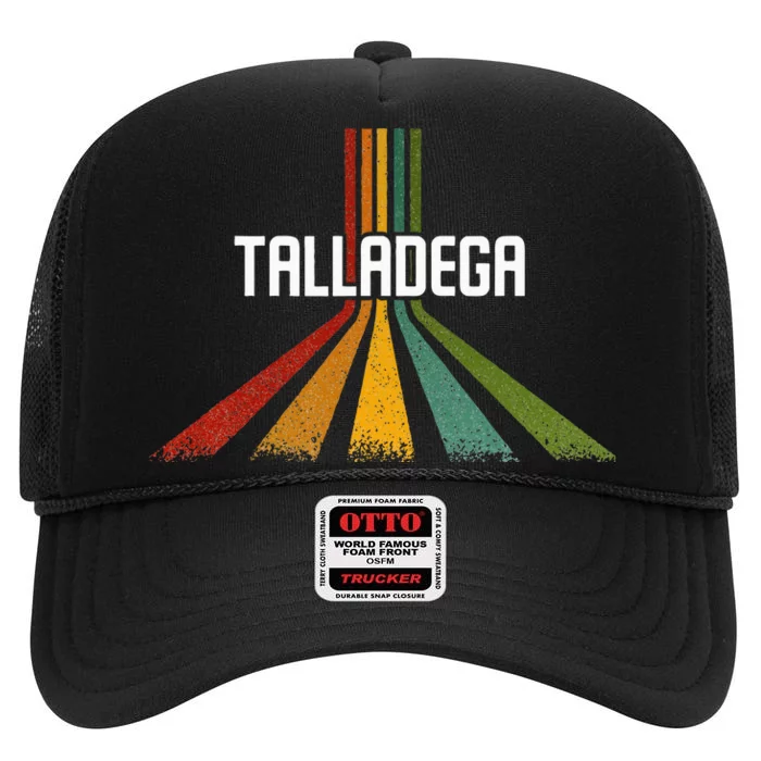 Talladega Alabama High Crown Mesh Trucker Hat