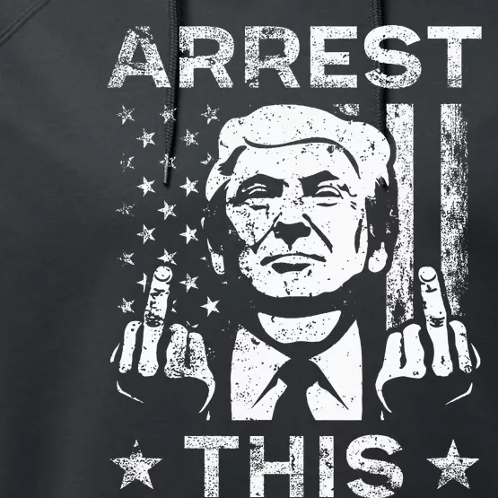 Trump Arrest This Fingers Performance Fleece Hoodie