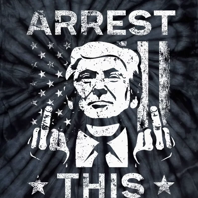 Trump Arrest This Fingers Tie-Dye T-Shirt