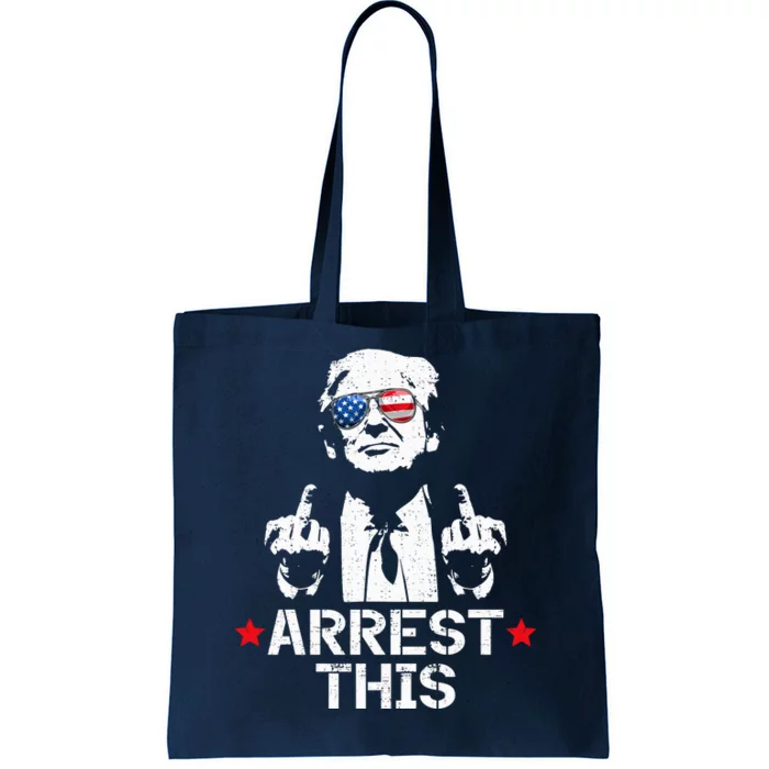 Trump Arrest This Funny Trump 2024 Convicted Felon Tote Bag