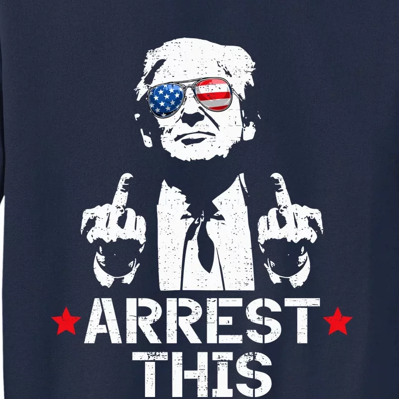 Trump Arrest This Funny Trump 2024 Convicted Felon Tall Sweatshirt