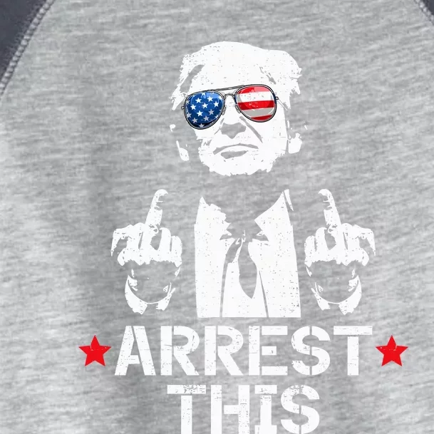 Trump Arrest This Funny Trump 2024 Convicted Felon Toddler Fine Jersey T-Shirt