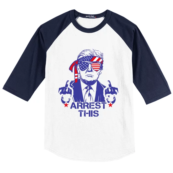 Trump Arrest This Funny Trump 2024 Convicted Felon Baseball Sleeve Shirt