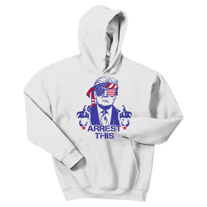 Trump Arrest This Funny Trump 2024 Convicted Felon Kids Hoodie