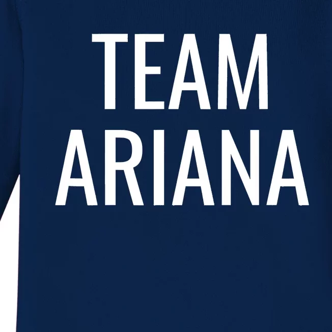 Team Ariana Baby Long Sleeve Bodysuit