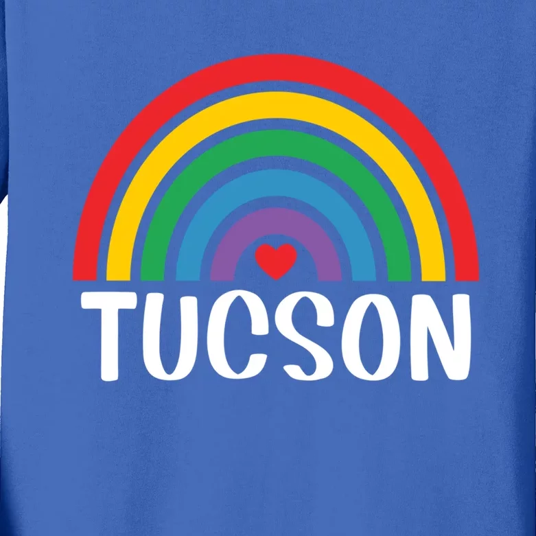 Tucson Arizona Travel I Love Tucson Usa Gift Kids Long Sleeve Shirt