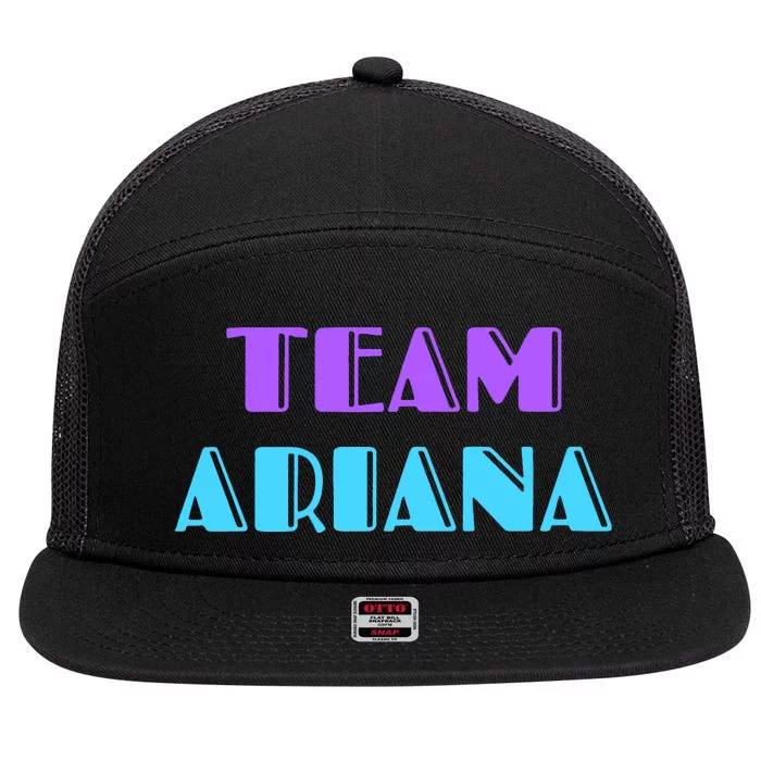 Team Ariana 7 Panel Mesh Trucker Snapback Hat