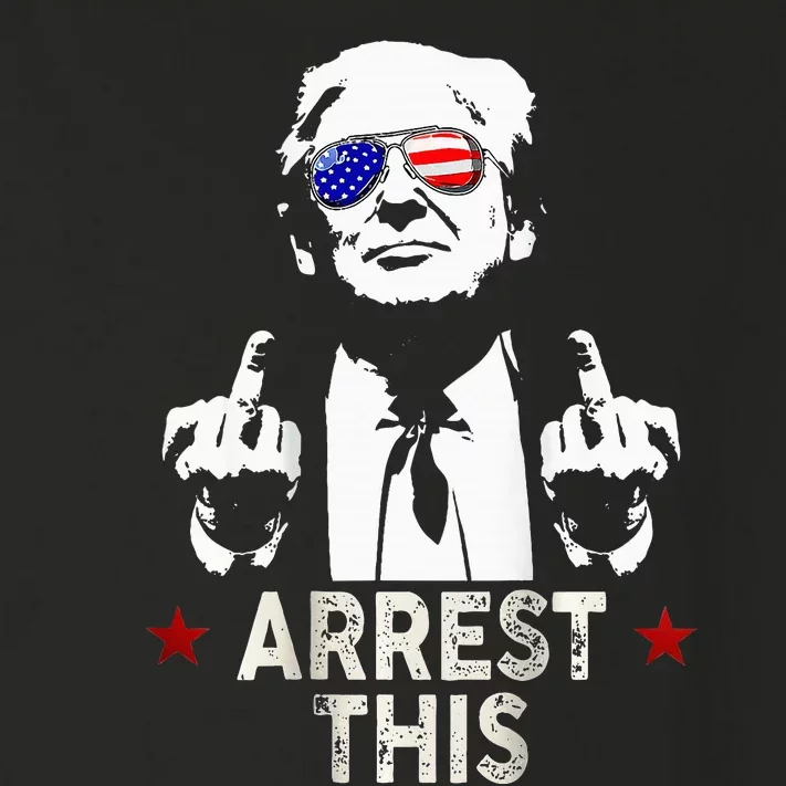 Trump Arrest This 2 Side Toddler Long Sleeve Shirt