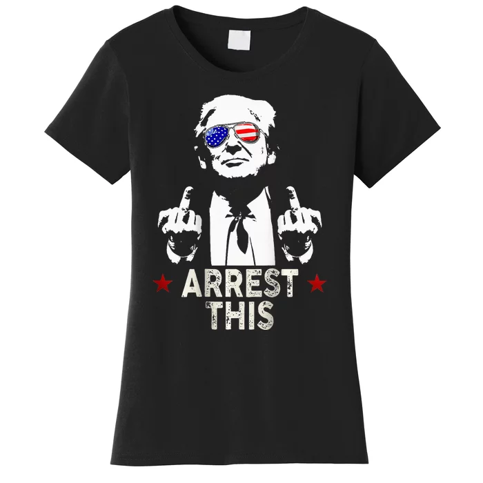 Trump Arrest This 2 Side Women's T-Shirt