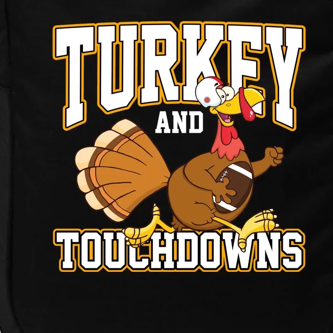 Turkey And Touchdowns Thanksgiving Football Impact Tech Backpack