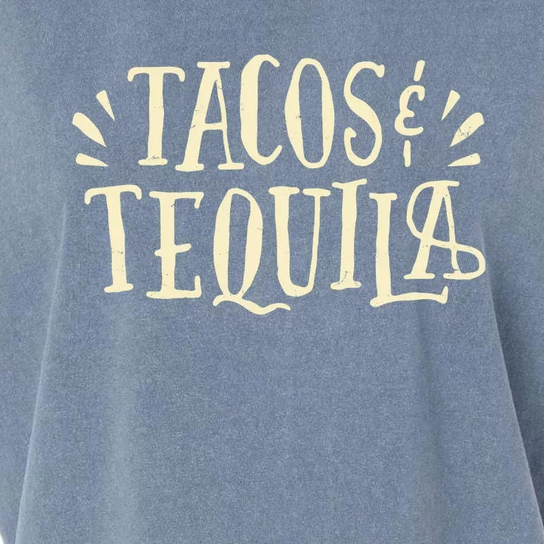 Tacos And Tequila Party Garment-Dyed Women's Muscle Tee