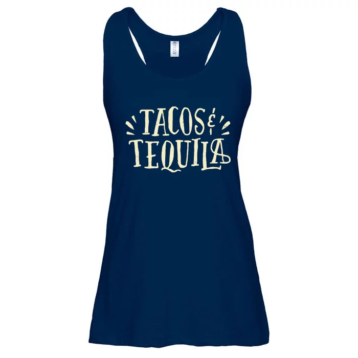 Tacos And Tequila Party Ladies Essential Flowy Tank