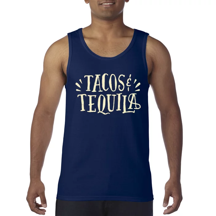 Tacos And Tequila Party Tank Top