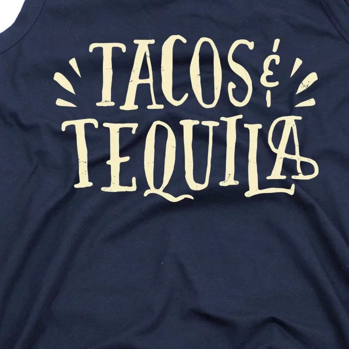 Tacos And Tequila Party Tank Top