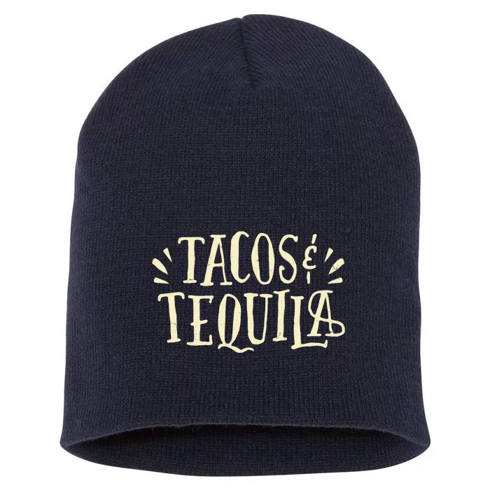 Tacos And Tequila Party Short Acrylic Beanie