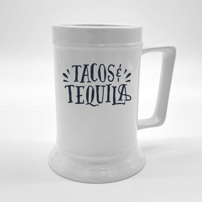 Tacos And Tequila Party Front & Back Beer Stein