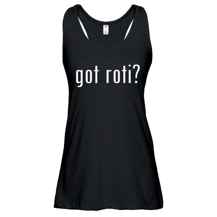 Trinidad And Tobago Funny Got Roti Ladies Essential Flowy Tank