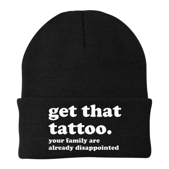 Tattoo Artist Tattoo Lover Tattooist Funny Saying Knit Cap Winter Beanie