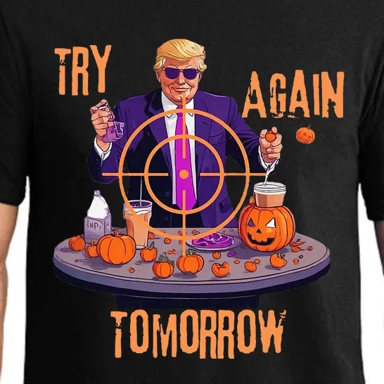 Try Again Tomorrow Trump Halloween Pajama Set