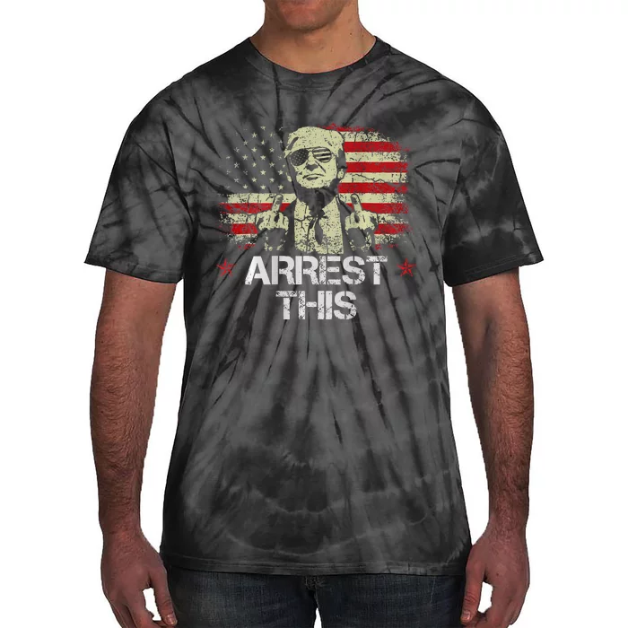 Trump Arrest This Funny Pro Trump 2024 Tie-Dye T-Shirt