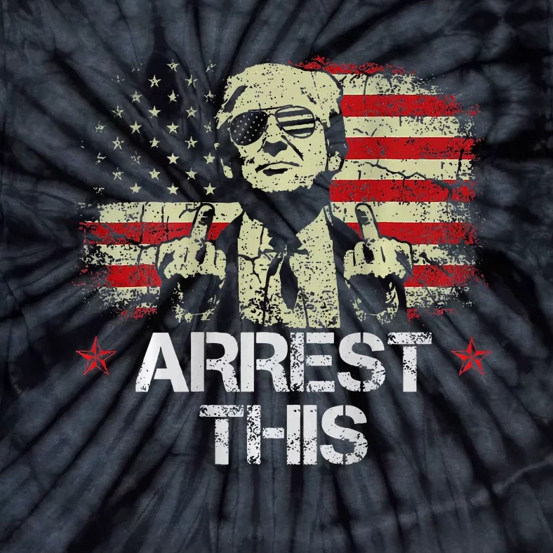 Trump Arrest This Funny Pro Trump 2024 Tie-Dye T-Shirt